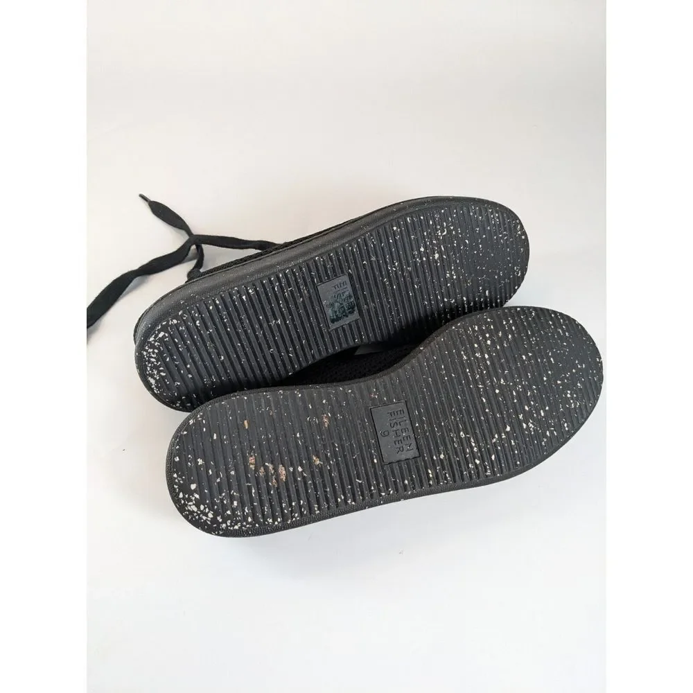 Eileen Fisher Women's Clifton 4 Size 9 Black Mesh Lace Up‎ Fashion Sneakers